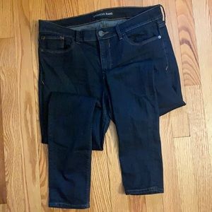 Express Mid Rise Skinny Legging Jeans